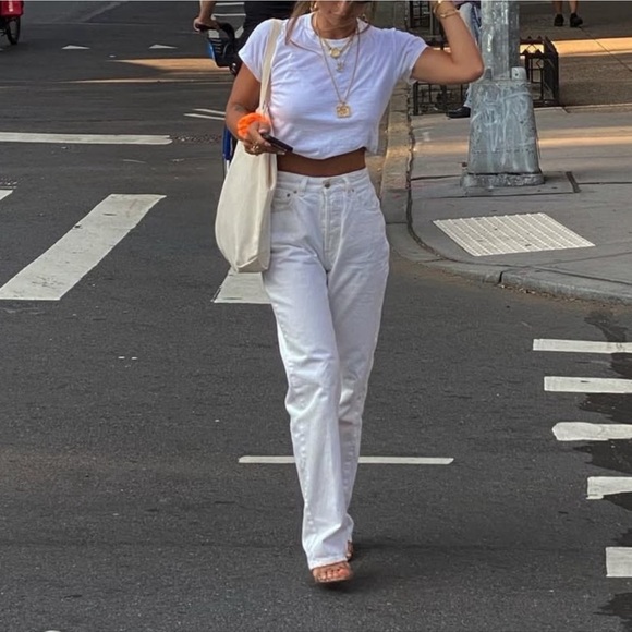 Heavy Manners Vanilla Sky White Jeans - Picture 2 of 11